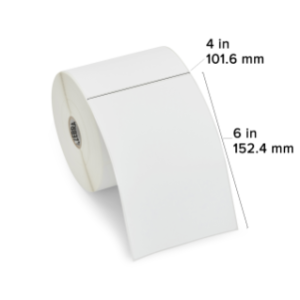 1 Rollo de Etiquetas Desktop TT 4″X6″ Z-Perform Zebra 10005853