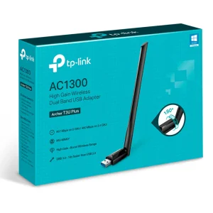 Adaptador inalámbrico USB TP-LINK Archer T3U plus-Alta potencia