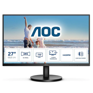Monitor 27″ AOC 27B30HM Led / Panel IPS / HDMI / VGA / FHD / 1920×1080 / 100Hz / 1ms / Negro