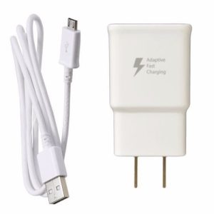 Cargador Samsung con Cable Micro USB Carga Rapida
