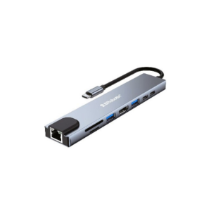 Docking Station USB-C Brobotix 6000700 8 Entradas: HDMI / RJ45 Gigabit / 2 USB-A / 2 USB-C / SD / Micro SD
