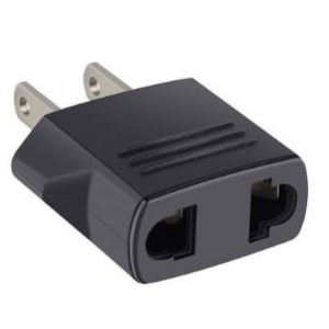 Adaptador Brobotix De Alimentación Europeo A Americano, Color Negro, 6000915