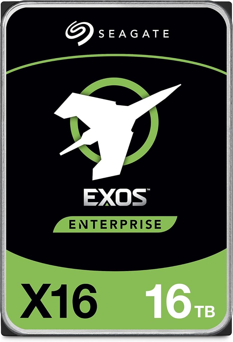 D. Duro Interno 16TB SEAGATE Exos X16 3.5″ SATA3 6GB / s 256MB Para NAS / NVR / Server, ST16000NM001G