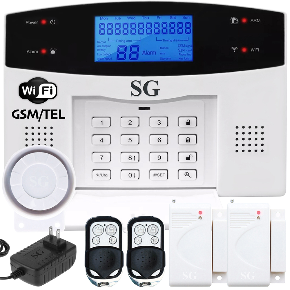 Alarma WiFi GSM PSTN 2 Sensores / 85-2 PV