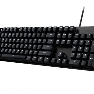 Teclado Alambrico Gamer Logitech G413 LED-Blanco,1.8M, Negro, Interfaz de USB, 920-010433
