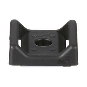 Paquete C/100 Piezas Sujetador Para Cable Panduit ABMT-A-C20 Con Adhesivo/28.5 X 28.5 MM (1.12 IN X 1.12 IN)/Color Negro