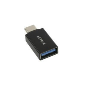 Adaptador ACTECK AC-934817 , USB Tipo C A USB-A 3.0 Shift Plus AU210 , Tipo Dongle OTG Macho A Hembra , Negro