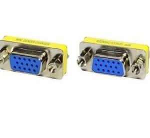 Adaptador VGA Hembra a VGA Hembra Gigatech ADP-050 Conector HD15/ Cambia de Genero un Cable