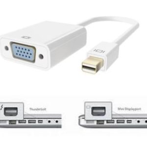 Convertidor Mini Displayport a VGA Gigatech ADP-250 Blanco