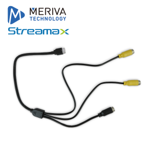 Cable de Entrada y Salida de Video Meriva ADPLUS-CABLE DE VIDEO, 2 Entradas de Video (1 AHD 1 IP), 1 Salida de Video 4 Pines, Compatible Con ADPLUS 2.0