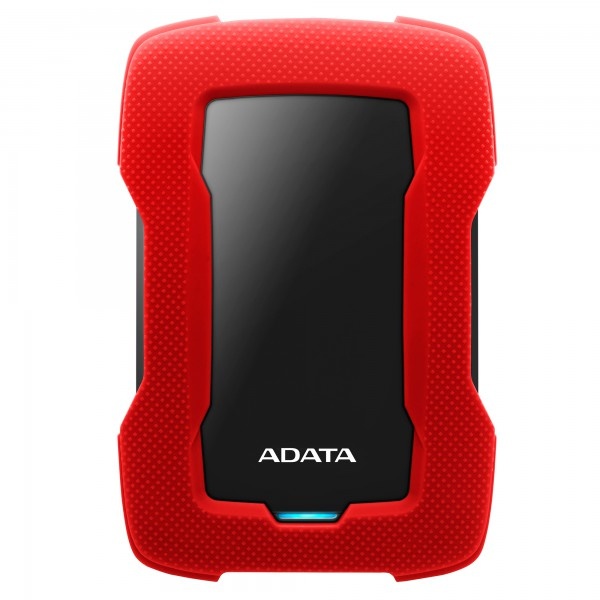 Disco Duro Externo USB3.1 Adata 2TB Rojo/ Negro, AHD330-2TU31-CRD