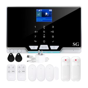 Alarma WiFi GSM APP TUYA Touch con 5 Sensores 92-5