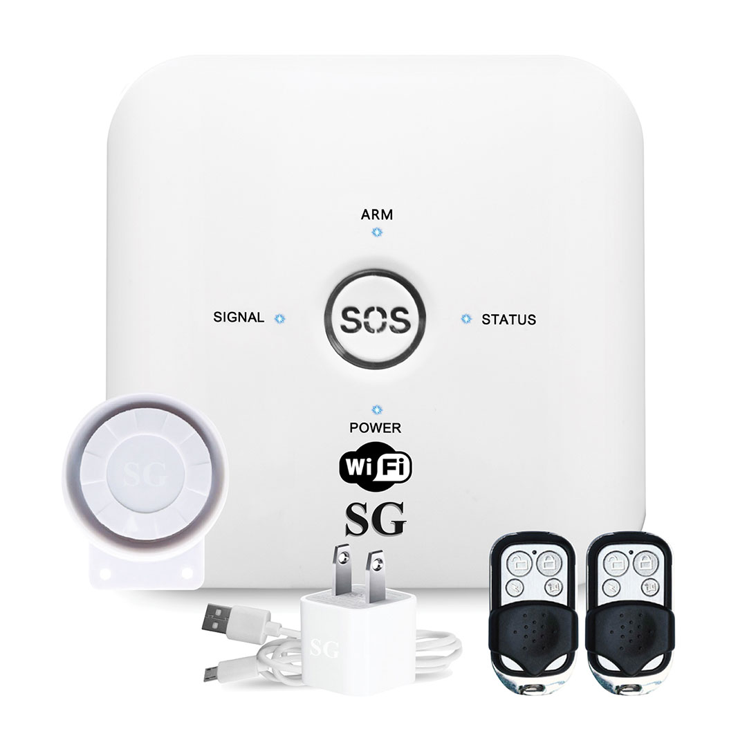 Alarma WiFi Gsm APP para casa Sin Sensores 84-0