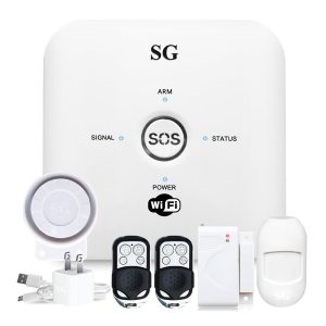 Alarma WiFi Gsm APP para casa con 2 Sensores 84-2