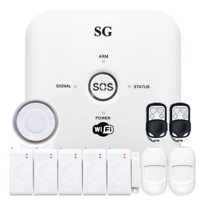 Alarma WiFi Gsm APP para casa con 7 Sensores 84-7