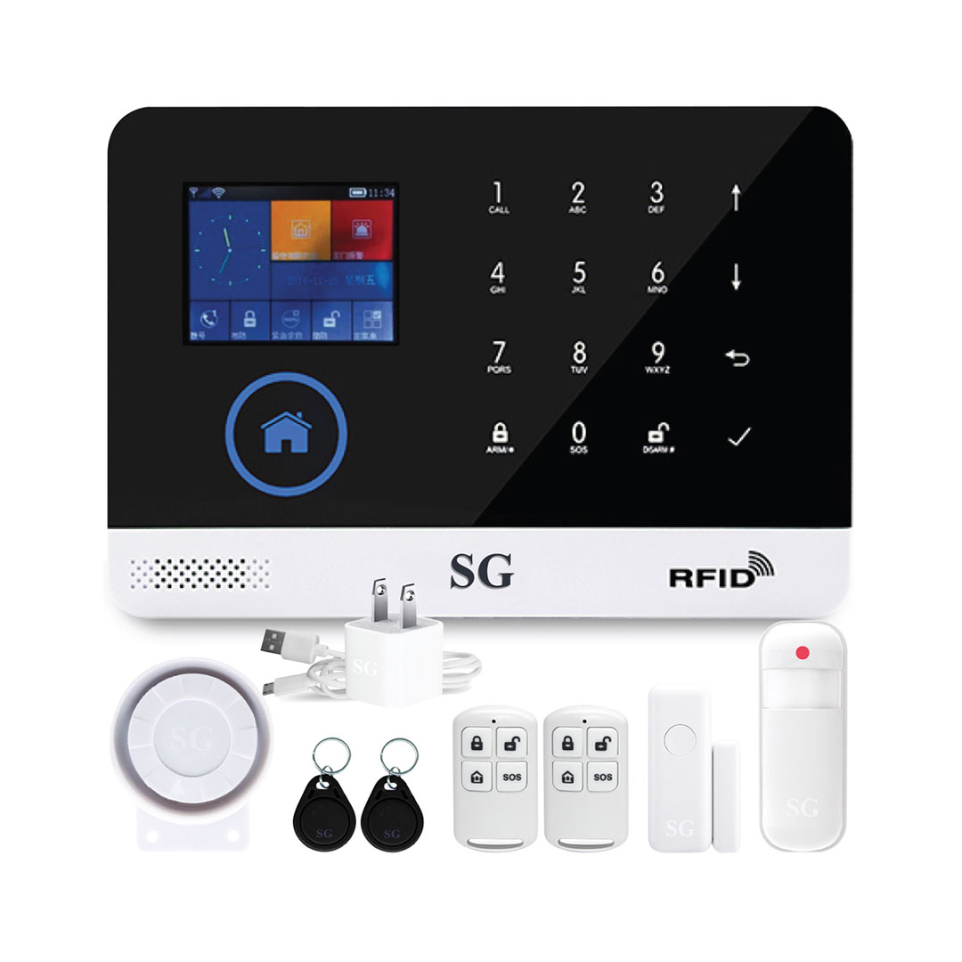 Alarma WiFi Gsm Gprs Sms APP Internet con 2 Sensores 81-2