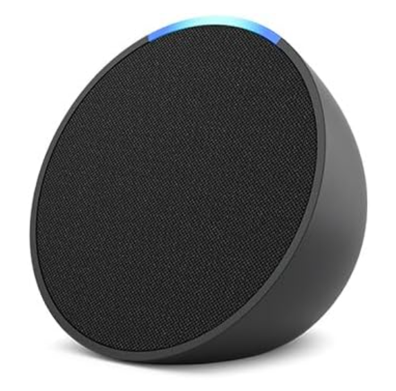 Bocina Inteligente Alexa Amazon Echo Pop B09WNK39JN, Proyeccion Frontal de 1.95″ WI-FI/Bluetooth, Color Gris Carbon