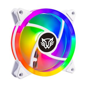 Ventilador Balam Rush BR-938013 Eolox Blaze EX30KW ARGB, 120mm, 1200RPM, color blanco, 3 piezas