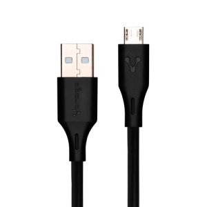 Cable USB a Micro USB Vorago CAB-M01B/1 Metro/Negro