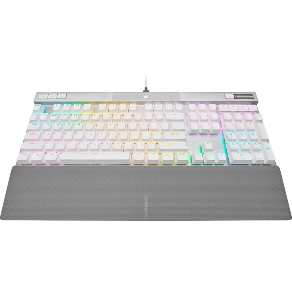 Teclado Alámbrico Mecánico Gamer Corsair CH-910951A-NA K70 RGB Pro / Retroiluminado / Switch Opx / Ingles /Blanco - Imagen 3