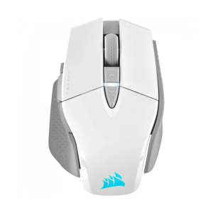 Mouse Inalámbrico Gamer Corsair M65 RGB Ultra Wireless / 26000DPI / 8 Botones / Óptico / Color Blanco / CH-9319511-NA2
