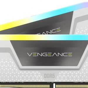 Memoria DDR5 32GB (2X16GB) 5200MHZ Corsair Vengance RGB Blanco, CMH32GX5M2B5200C40W