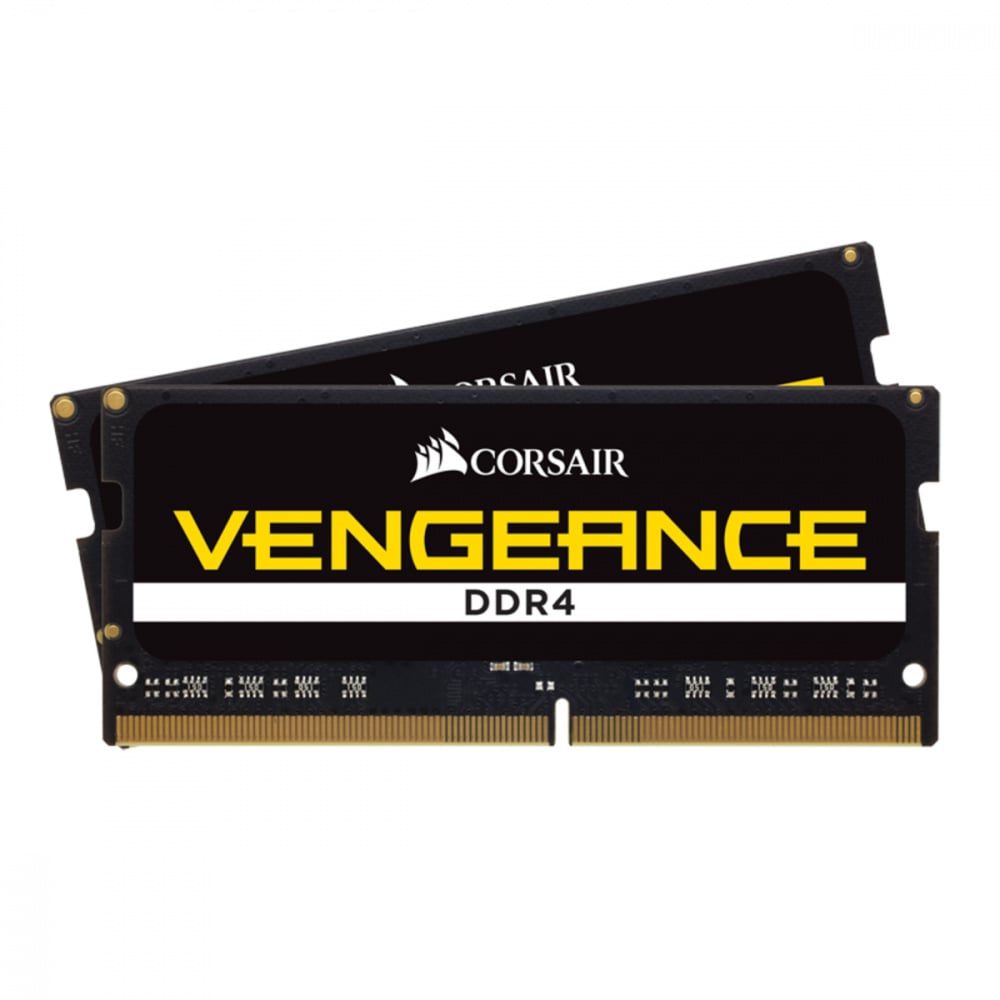 Memoria SODIMM DDR4 32GB 3200MHZ Corsair Vengeance CMSX32GX4M2A3200C22 2X16GB, Negro, CL22