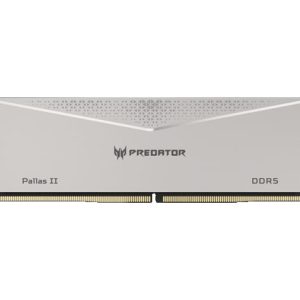 Kit Memoria RAM Acer Predator Palas II DDR5 / 6400MHz / 32GB (2x 16GB) / ECC / CL32 / XMP / Plata