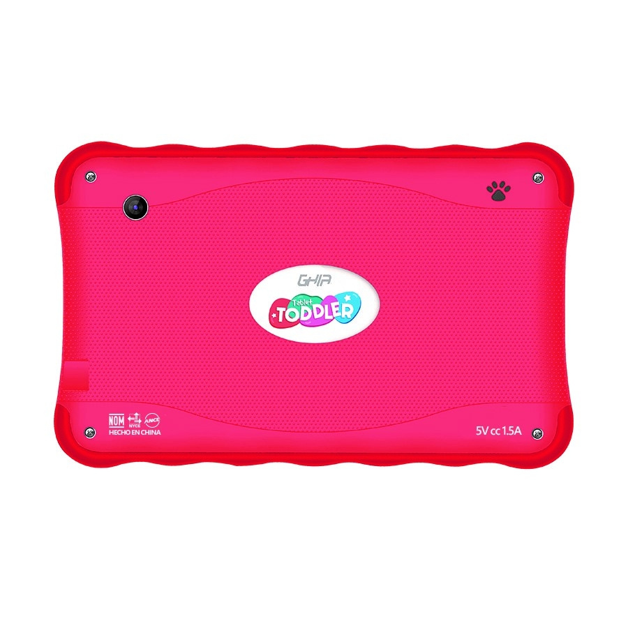 Tablet Ghia para Niños Toddler 7″, 32GB, Android 11 Go, Rojo - Imagen 3