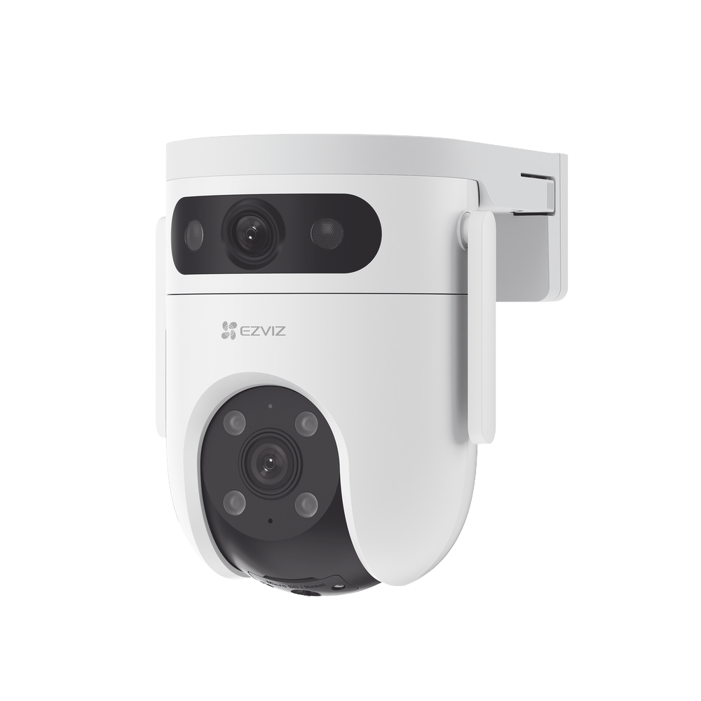 Cámara PT Doble Lente Ezviz CS-H9C/10MP 10mpx / IA Detección Humana Y Vehículo / Visión Nocturna A Color / Sirena Y Luz Estroboscópica / Vista Simultanea De Cámara PT Y Fija / Audio Bidireccional - Imagen 2