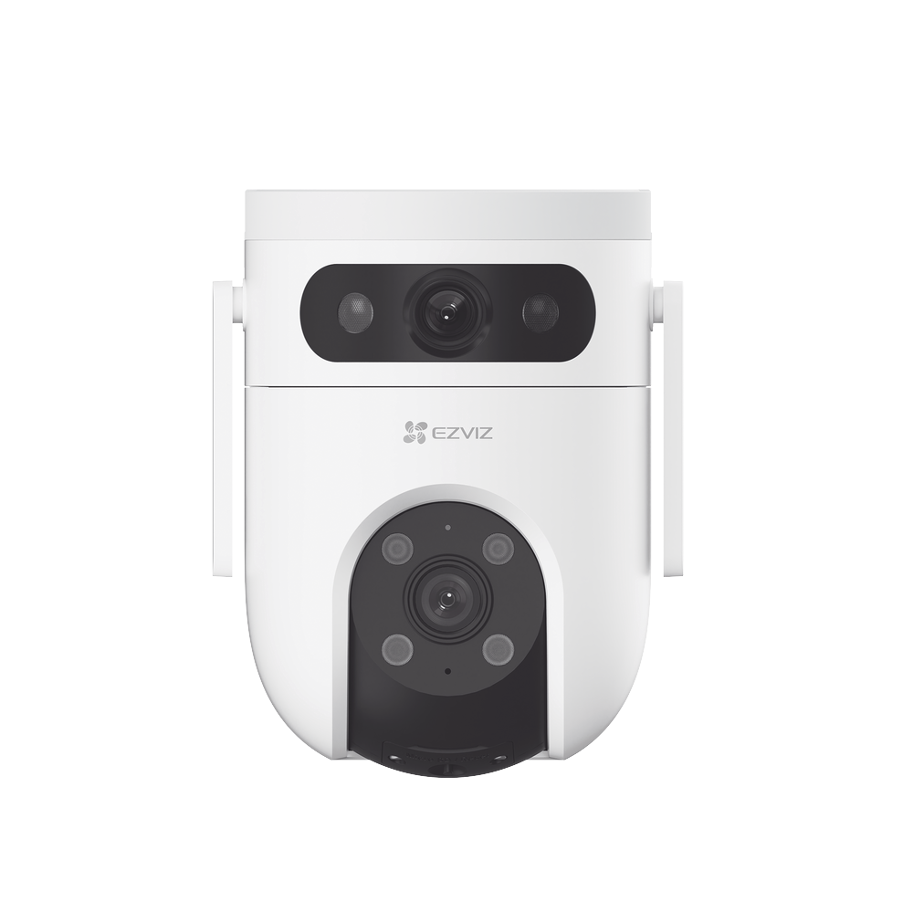 Cámara PT Doble Lente Ezviz CS-H9C/10MP 10mpx / IA Detección Humana Y Vehículo / Visión Nocturna A Color / Sirena Y Luz Estroboscópica / Vista Simultanea De Cámara PT Y Fija / Audio Bidireccional - Imagen 3