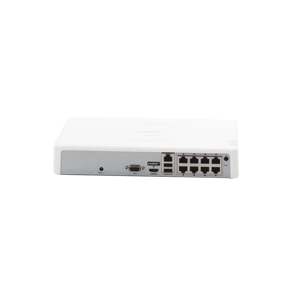 NVR 8 Canales IP Hikvision DS-7108NI-Q1/8P(D), 4MPX/8 Puertos POE/1 Bahia de Disco Duro/Salida de Video Full HD - Imagen 2