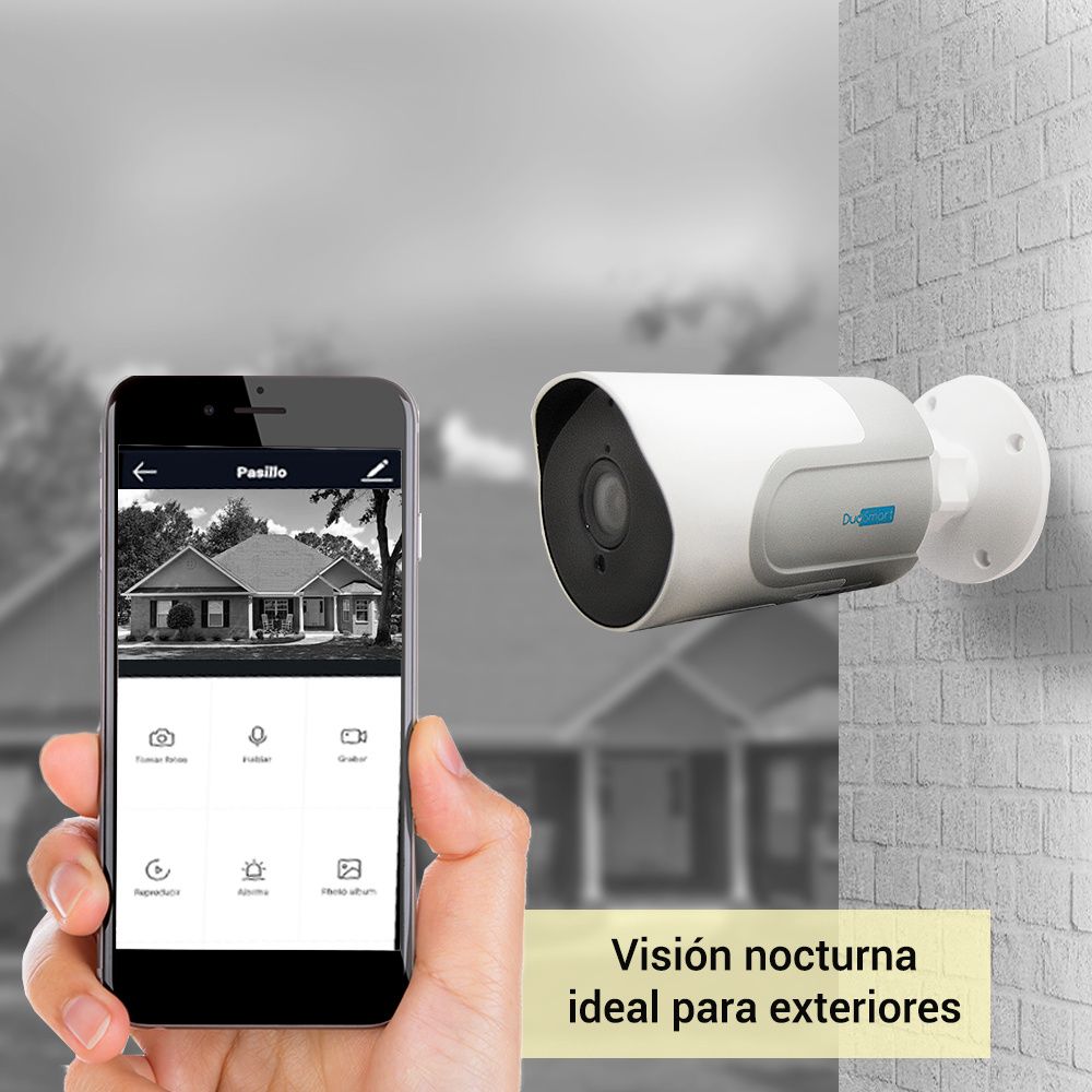 Cámara Inteligente Bullet Duosmart E30 / Wifi 2.4 Ghz / Exterior / Audio Bidireccional / Full HD / 1080P / MicroSD - Imagen 2