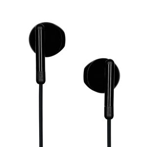 Audífonos alámbricos con micrófono Vorago EP-306-BK, USB tipo C, manos libres, 1.2 metros, color negro