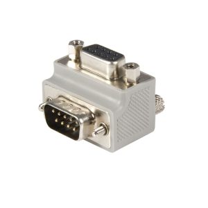 Adaptador de cable DB9 macho – DB9 hembra Startech GC99MFRA2 tipo 2 acodado a la derecha