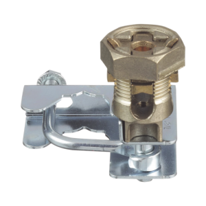 Abrazadera Para Tierra Fisica En Base de Piso Falso Panduit GPQC10-1/0/Para Cables de 6 A 1/0 AWG/Para Pedestales Cuadrados de 7/8″ y Circulares de 1″ A 1 1/8″