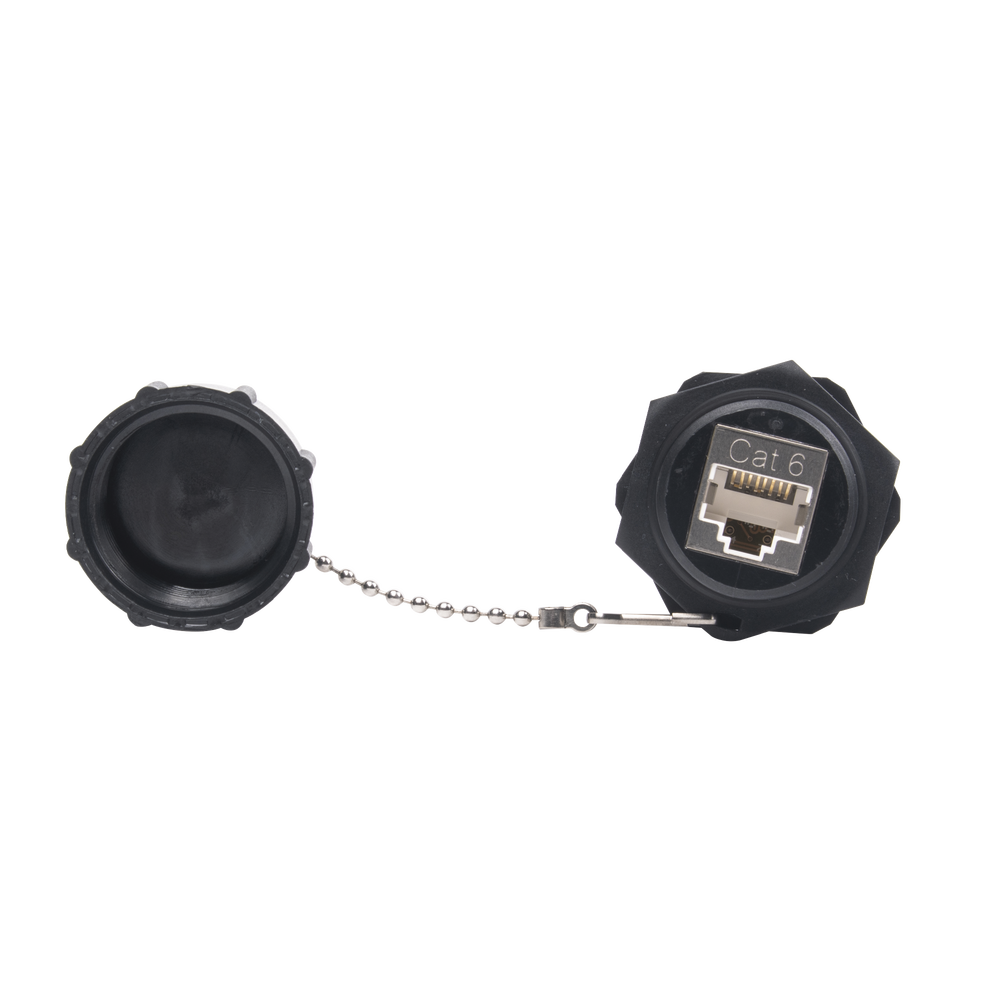 Acoplador Industrial RJ45-RJ45 Linkedpro LP-C6WP-CP Categoria 6 Blindado IP67 (Waterproof) - Imagen 2