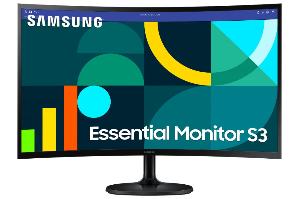 Monitor 27″ Samsung LS27D360GALXZX Essential Full HD/Curvo/VA/HDMI/VGA/4MS/75HZ/AMD Freesync