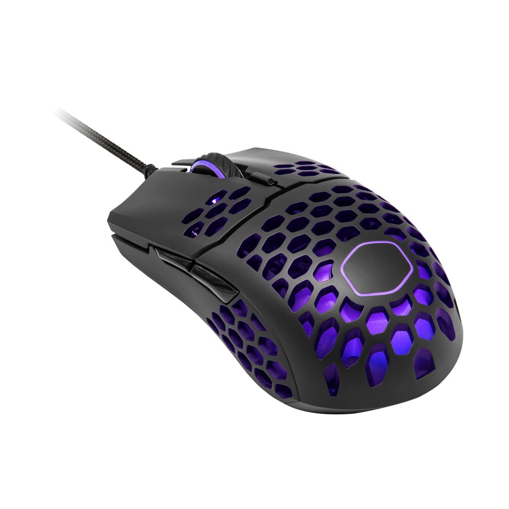 Mouse Gamer Cooler Master MM711/ Optico/ Alambrico/ Con 6 Botones/ RGB/ USB/ 16.000DPI/ Color Negro, MM-711-KKOL1