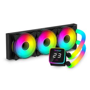 Enfriamiento Liquido Ocelot Gaming OEL360 360MM/Intel Socket LGA/CPU AMD/Iluminacion RGB/Color Negro