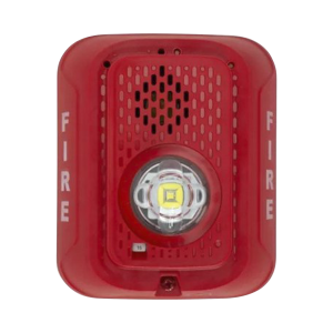 System Sensor Sirena con Lámpara Estroboscópica, Montaje en Pared, Rojo