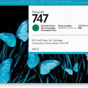Cartucho de Tinta HP P2V84A LF 747 Color Verde Cromatico 300 ML