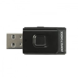 Adaptador de audio PERFECT CHOICE PC-331155, Bluetooth 5.0, USB-A, negro