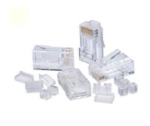 Paquete con 100 Plug RJ45 8P8C UTP CAT6 Gigatech PLR45C6-100