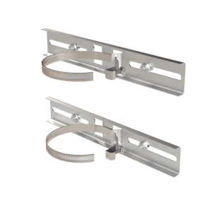 Montaje Galvanizado Precision para Poste Universal para Gabinetes de Ancho Hasta 30CM, PST-MOUNT-POLE-V3