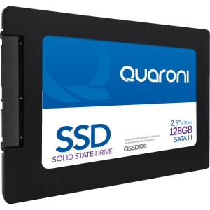 Unidad de Estado Solido 128GB Quaroni QSSD128 SATA III, 2.5″, 6GB/S, 7MM