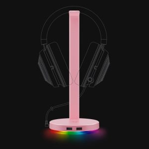 Soporte Para Audifonos Gamer Base Station V2 Chroma 7.1, USB 3.1/3.5MM, Rosa, RC21-01510200-R3M1