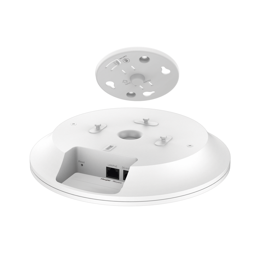 Punto de Acceso WI-FI 6 Ruijie RG-RAP2266, Para Interior en Techo Hasta 2.97 GBPS Doble Banda 802.11AX MU-MIMO 2X2 - Imagen 2
