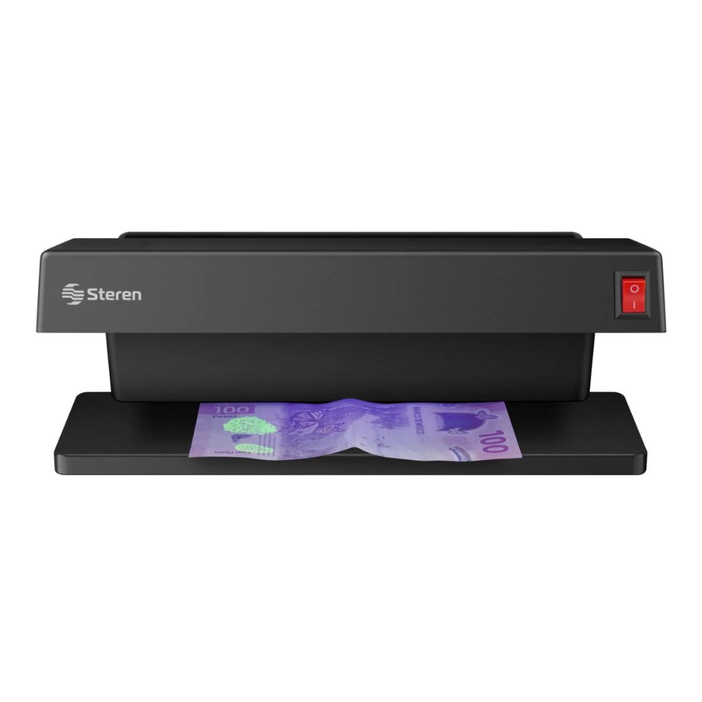 Lampara Detectora De Billetes Falsos Steren SEG-050 / UV / Color Negro