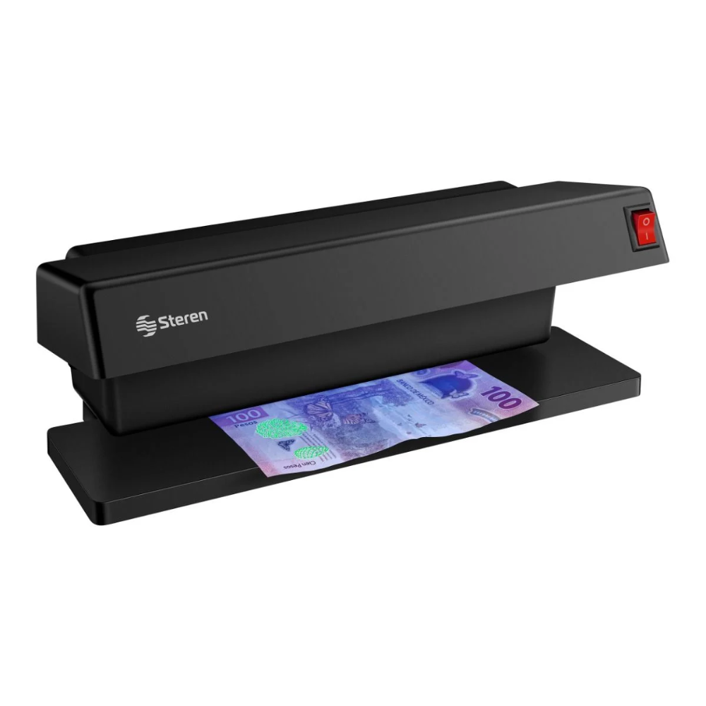 Lampara Detectora De Billetes Falsos Steren SEG-050 / UV / Color Negro - Imagen 3
